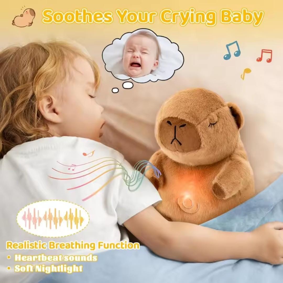 (COMBO 3 EN 1) Capibara que Respira con Sonido + Llavero Capibara + EBOOK GRATIS