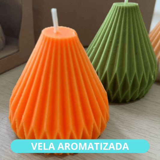 VELA DE COLOR AROMATIZADA