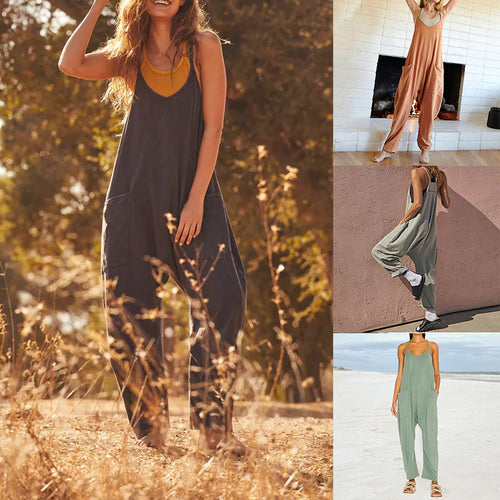 Overoles Oversize casuales con bolsillo
