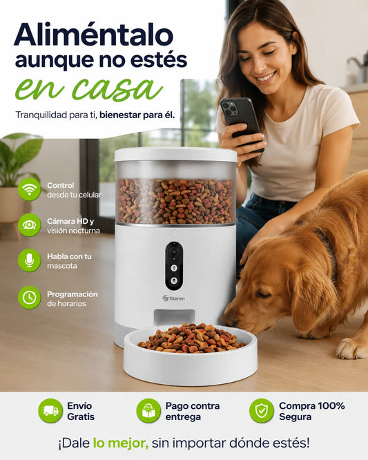 Comedor para mascotas con Wifi