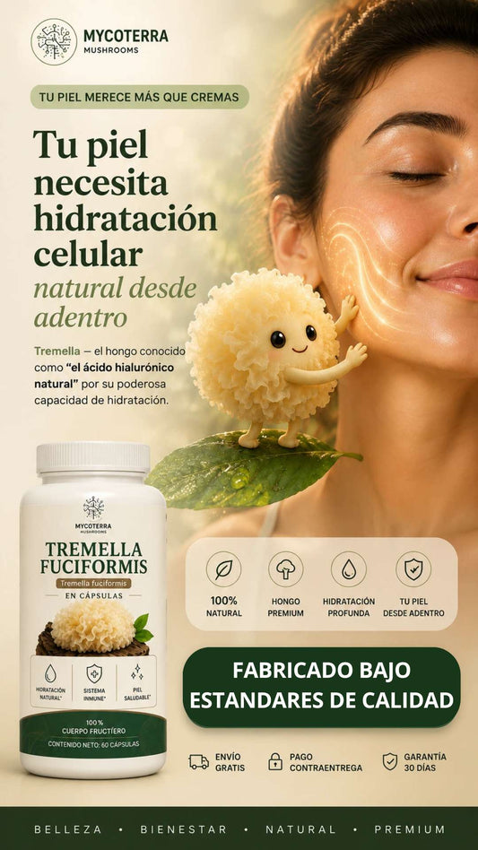 tremella fuciformis capsulas x 60 - botox natural