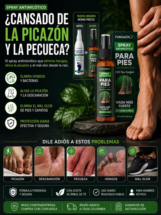 Tratamiento contra el mal olor y los hongos en los pies