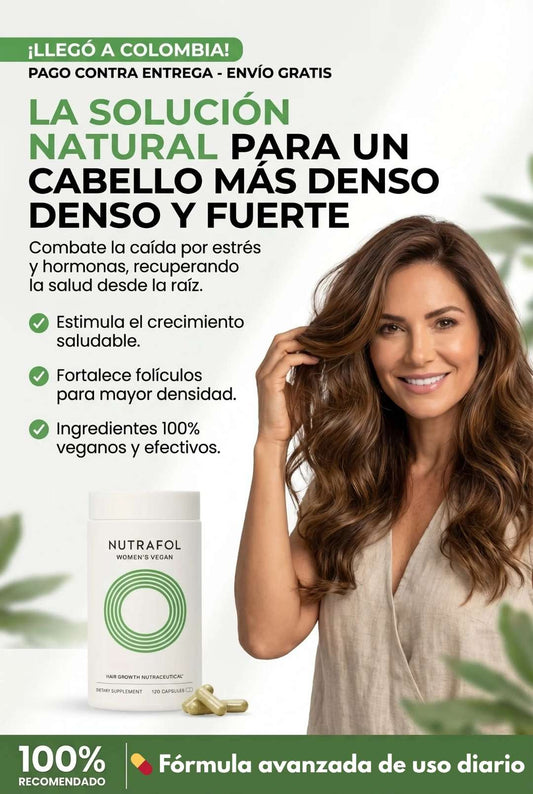NUTRAFOL - suplemento vegano para el crecimiento del cabello femenino - 120 capsulas