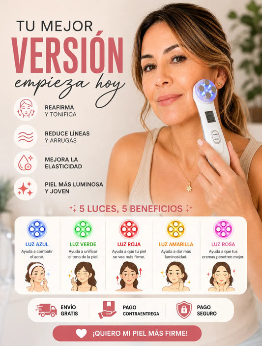Dispositivo facial 5 en 1