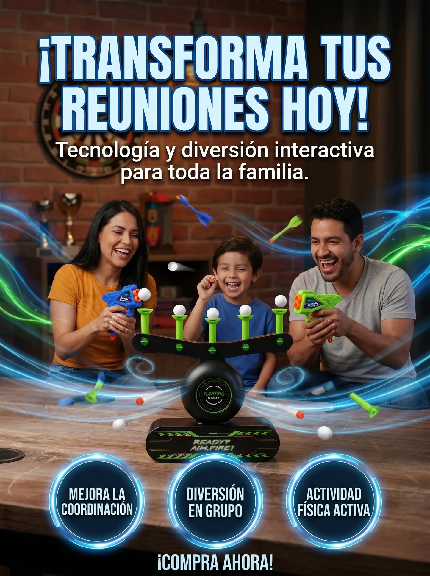 Juguete Tiro al Blanco Gravitacional