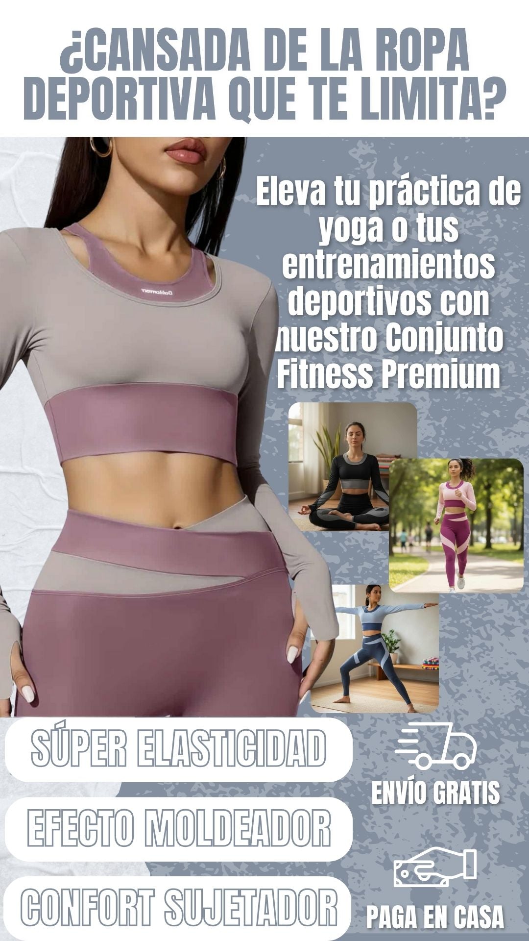 Conjunto Deportivo Fitness y de Yoga PREMIUM