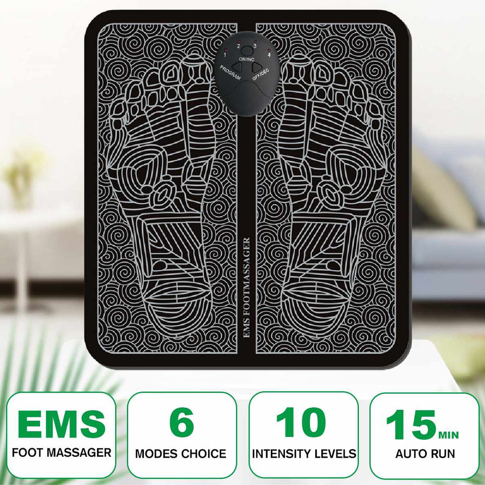 ESPECTACULAR MASAJEADOR ELECTROESTIMULANTE DE PIES EMS