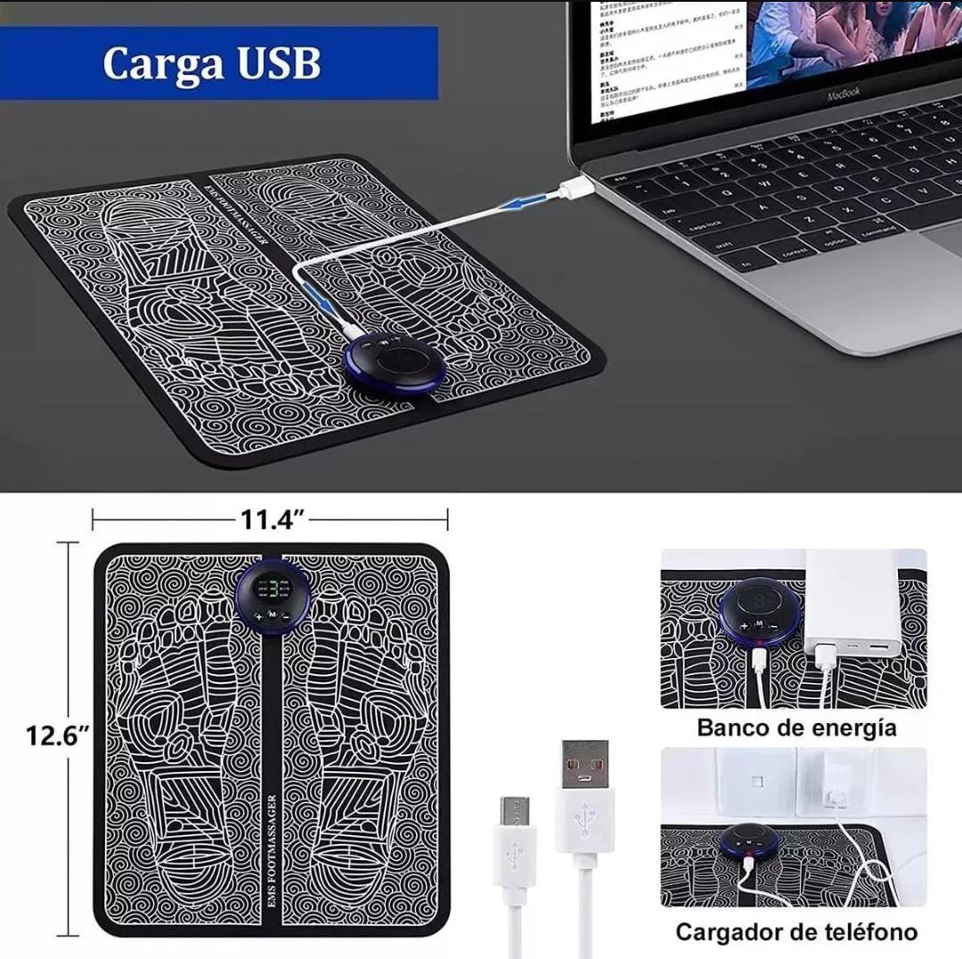 ESPECTACULAR MASAJEADOR ELECTROESTIMULANTE DE PIES EMS